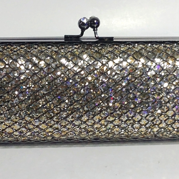 Hard Metallic Bronze Clutch - Picture 3 of 5